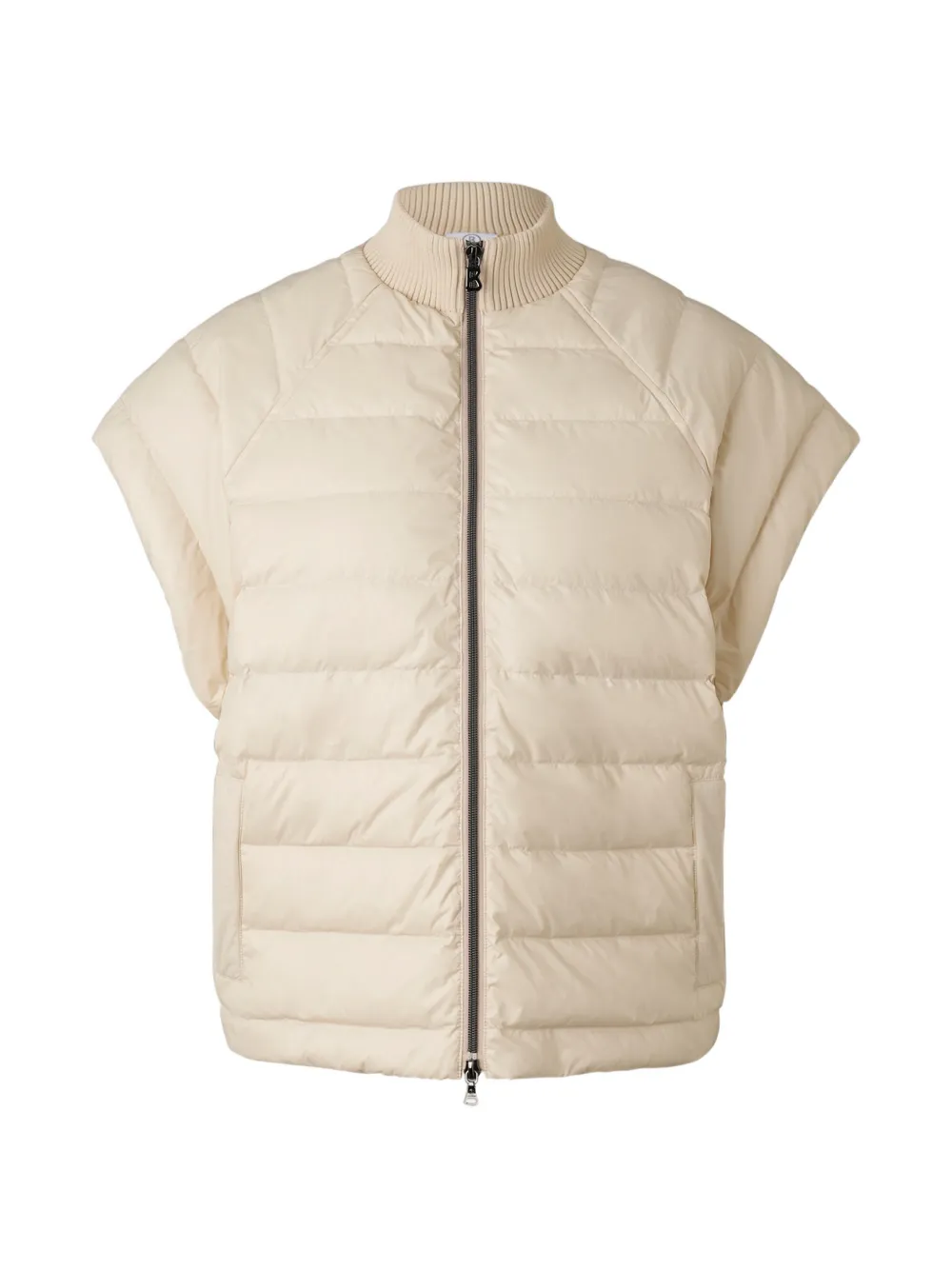 BOGNER Nahla quilted-hybrid gilet - Nude