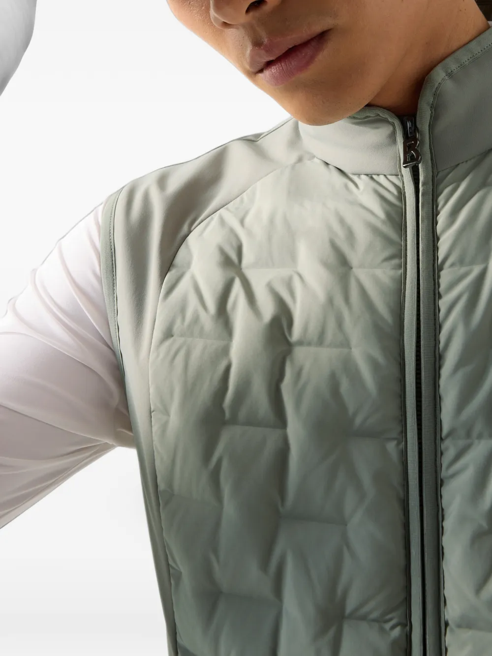 BOGNER Dane quilted-hybrid gilet Groen