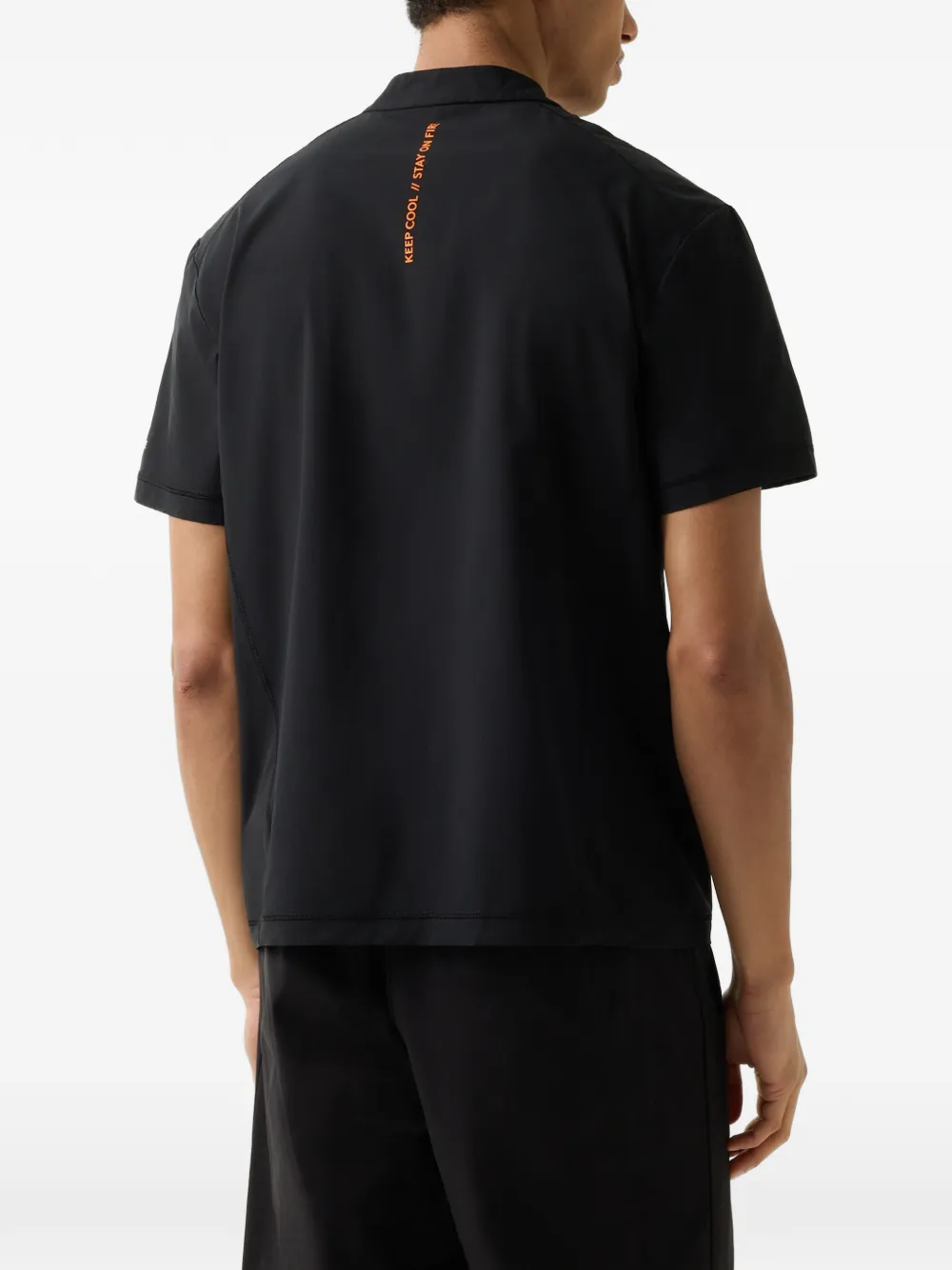 BOGNER FIRE+ICE Aouli quarter-zip t-shirt Zwart