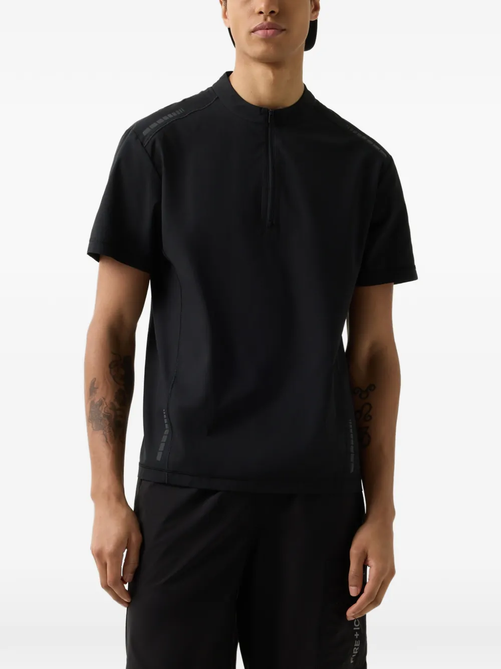 BOGNER FIRE+ICE Aouli quarter-zip t-shirt Zwart