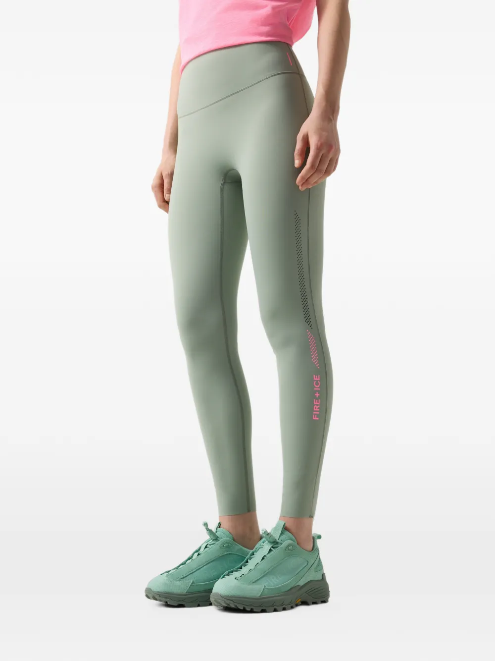 BOGNER FIRE+ICE Caige logo-print leggings - Grün