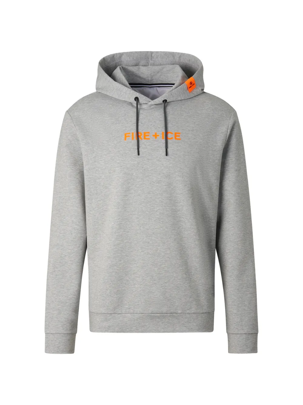 BOGNER FIRE+ICE logo-print drawstring hoodie - Grau