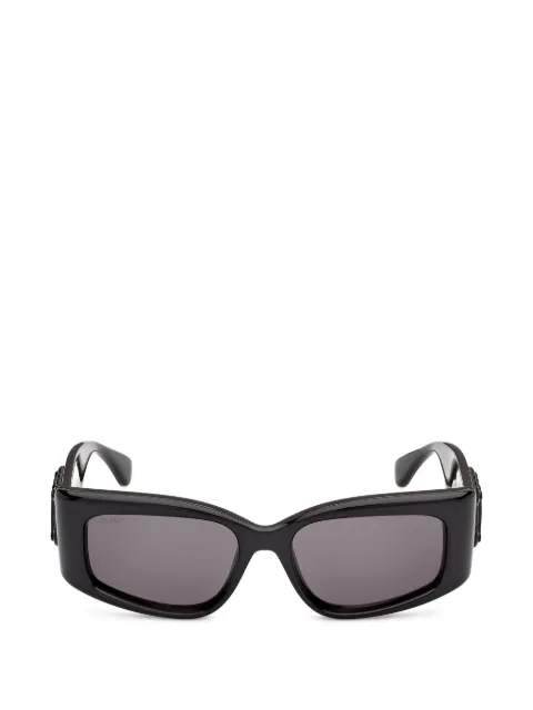 Max Mara Eyewear Occhiali da sole squadrati con placca logo