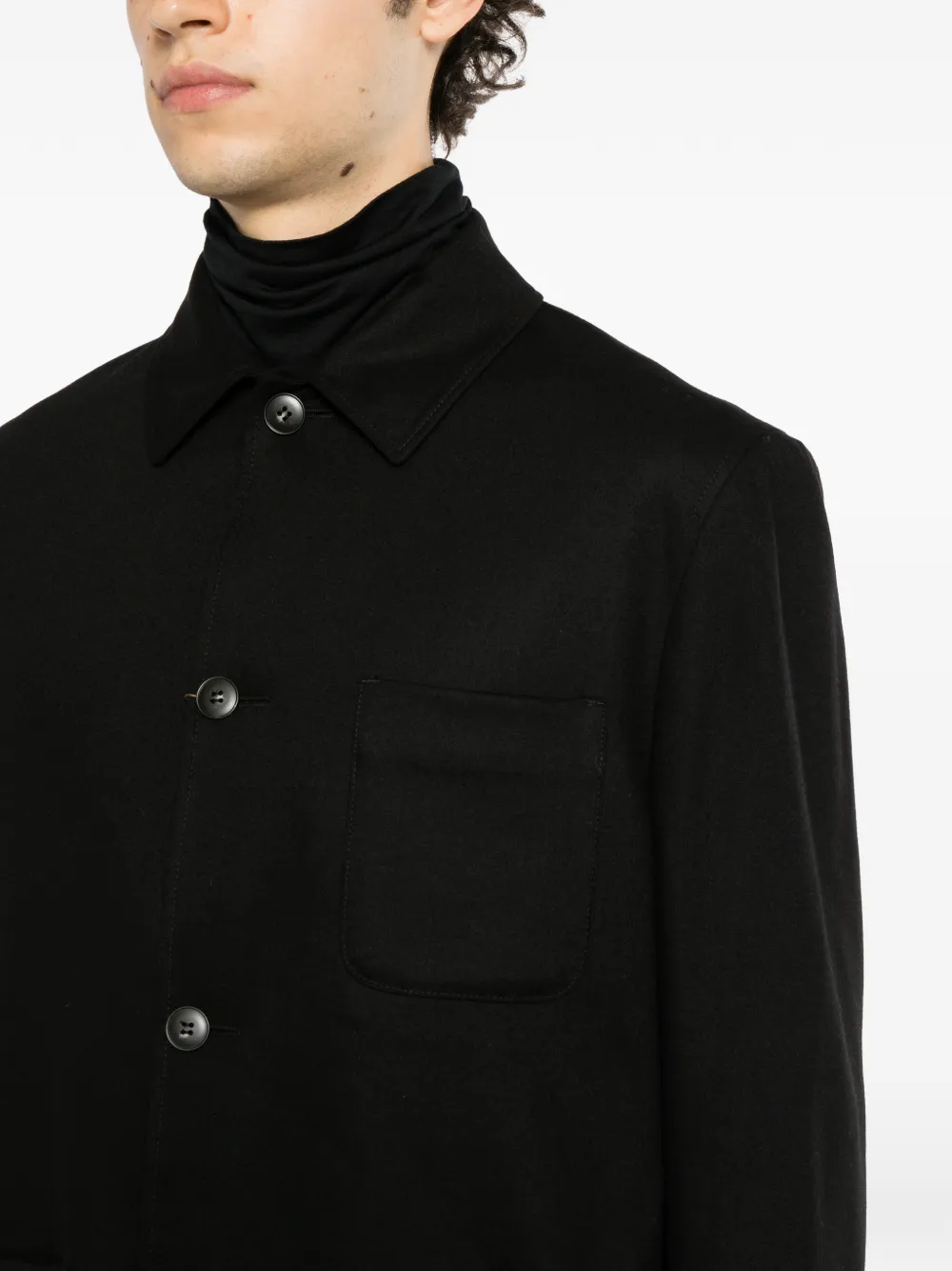 Canali single-breasted jacket Zwart
