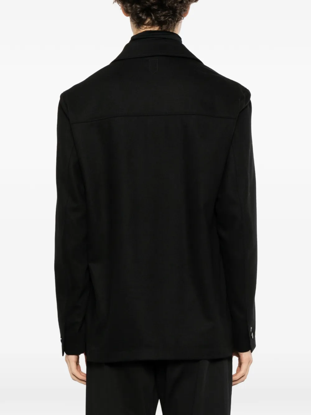 Canali single-breasted jacket Zwart