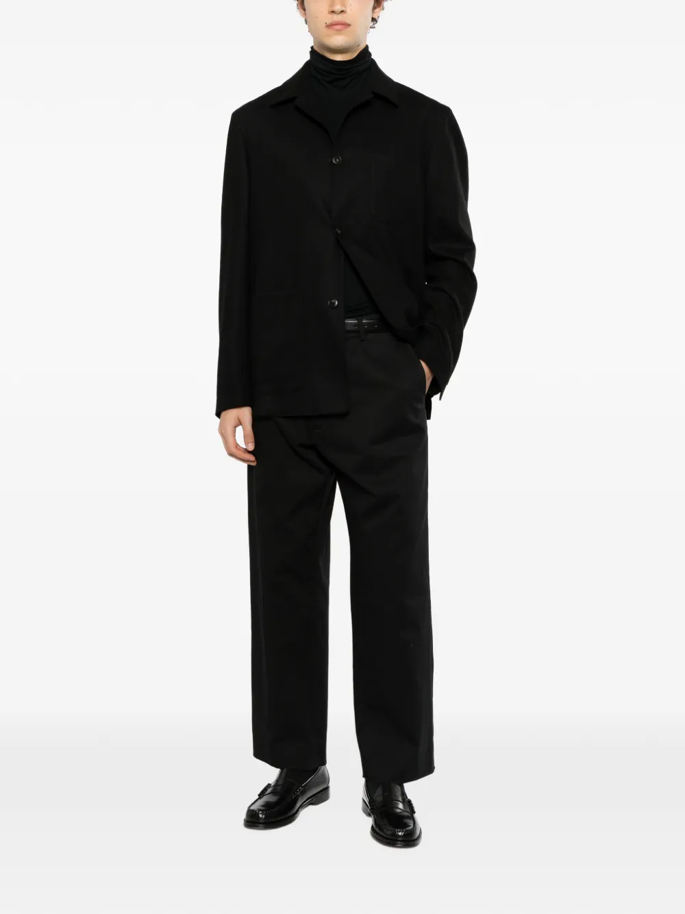 Canali single-breasted jacket Zwart