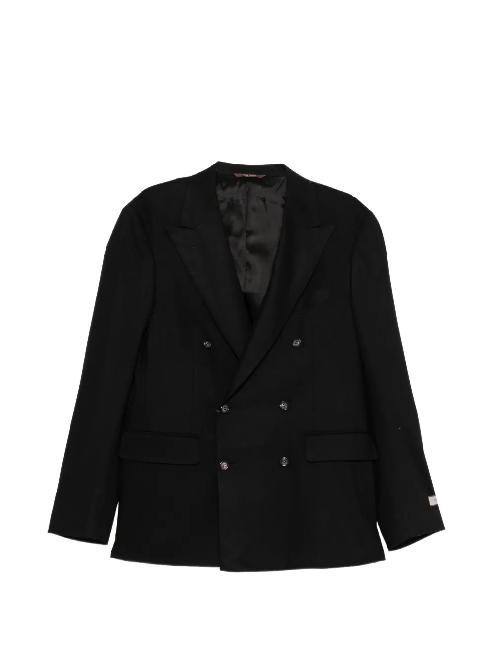 Canali double-breasted blazer - Nero