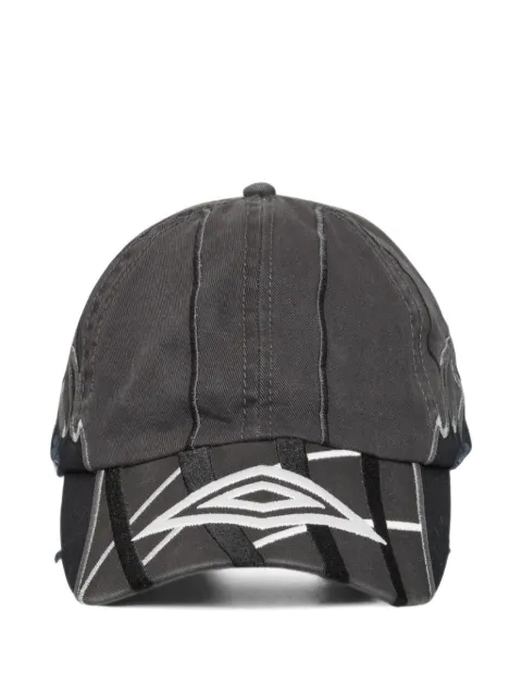 UMBRO x Slam Jam Goalkeeper graphic-print distressed cap