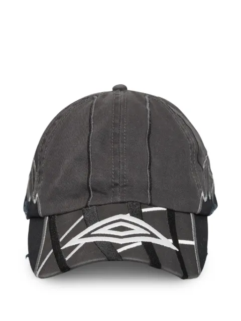 UMBRO x Slam Jam Goalkeeper graphic-print distressed cap