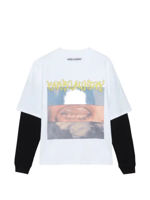 Paris Laundry Alice graphic-print layered T-shirt