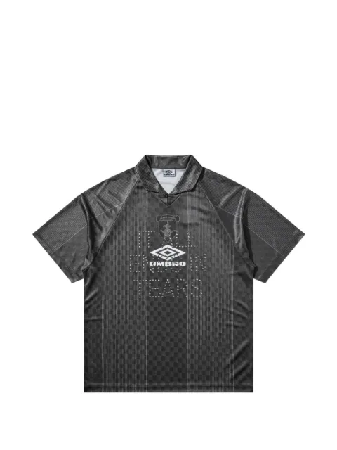 UMBRO x Slam Jam 96 Kit stud-embellished polo shirt