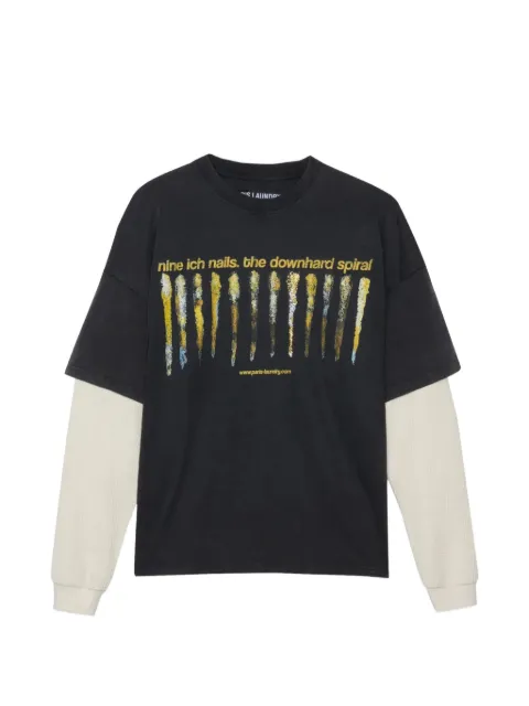 Paris Laundry Downward Spiral layered T-shirt