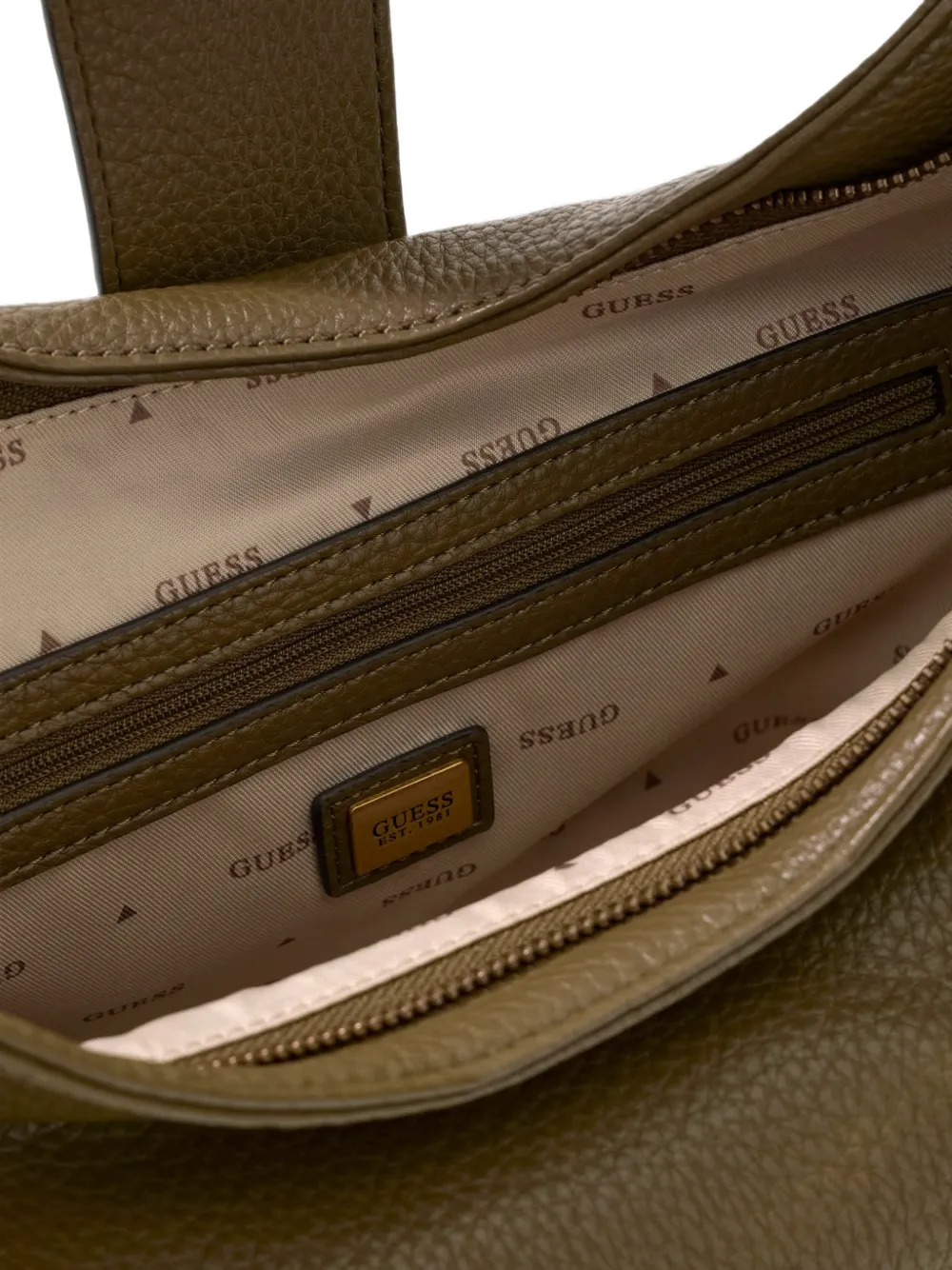 GUESS USA Camden medium shoulder bag Groen