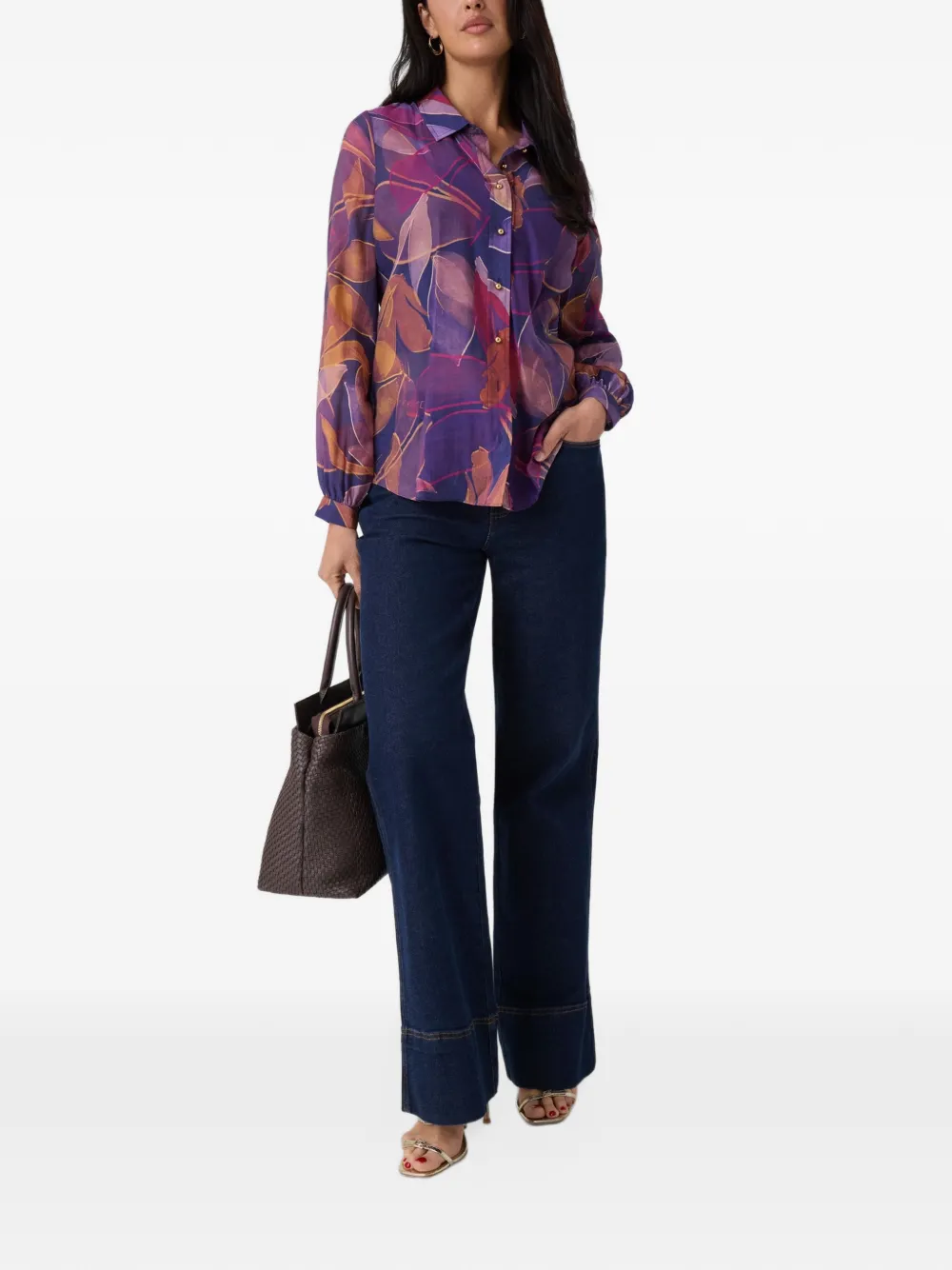 GUESS USA Marciano printed shirt Paars