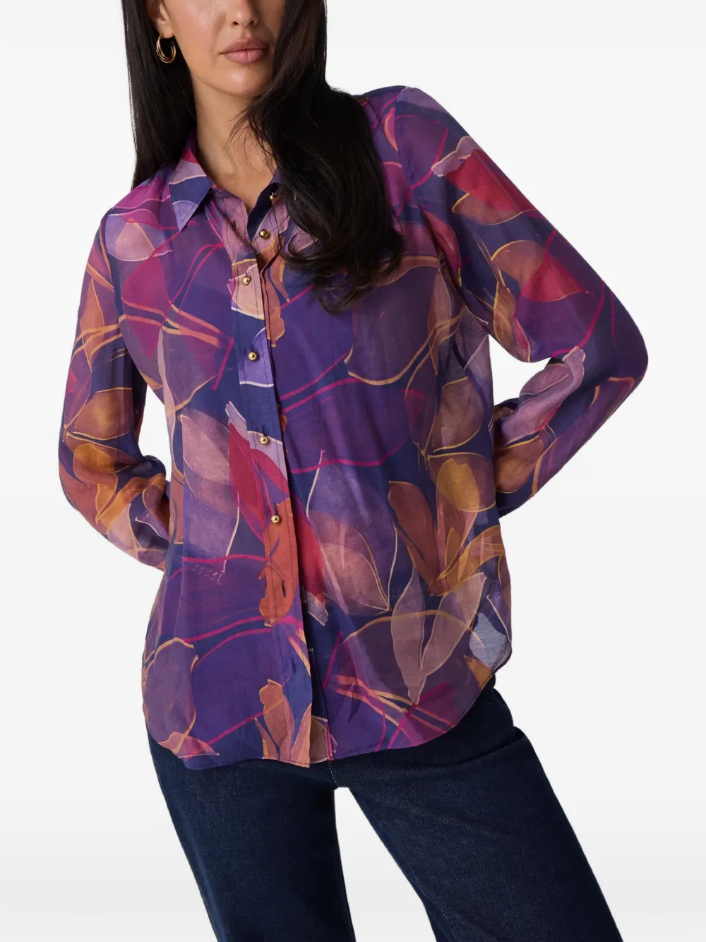 GUESS USA Marciano printed shirt - Violett