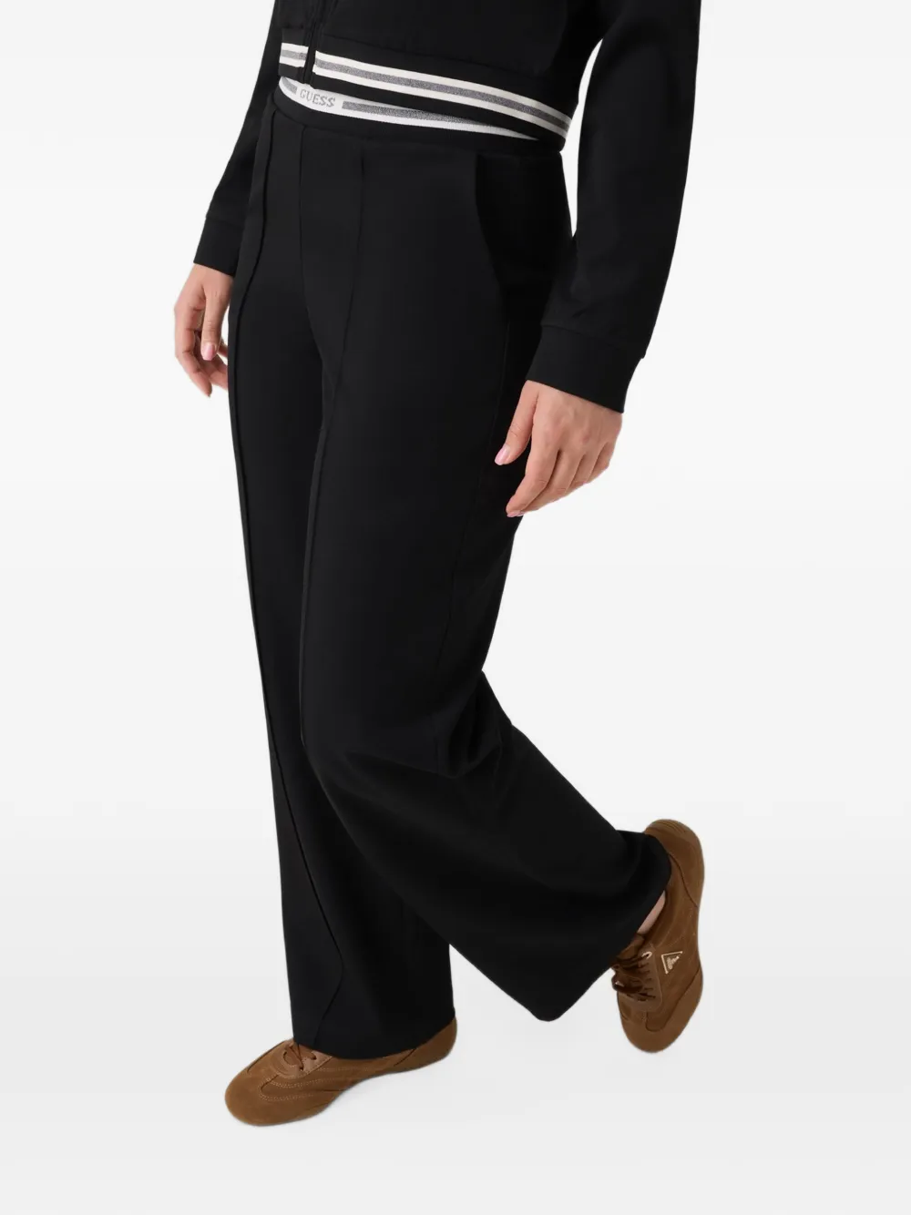 GUESS USA viscose-blend joggers - Schwarz