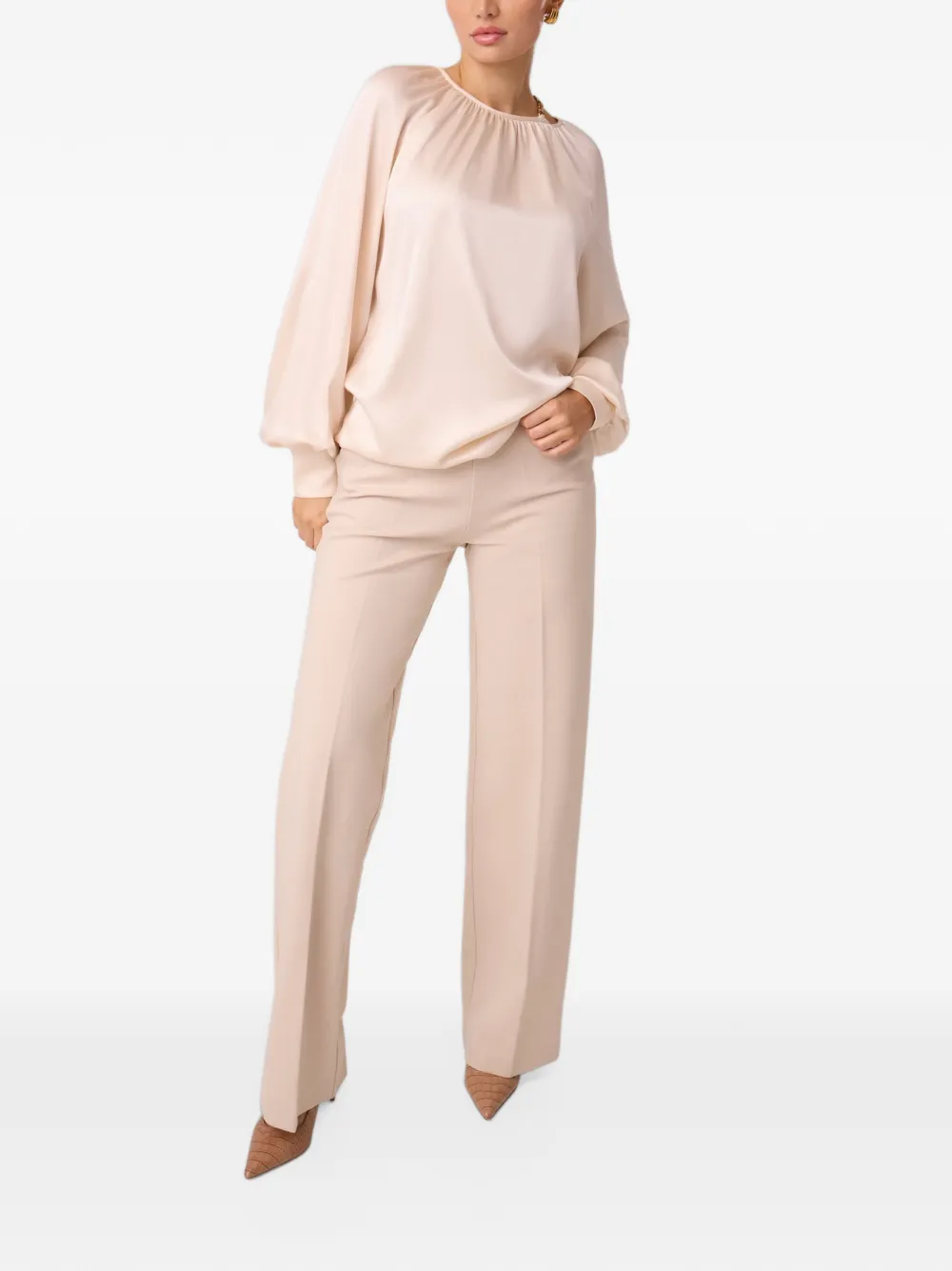 GUESS USA Marciano wide leg pants Beige