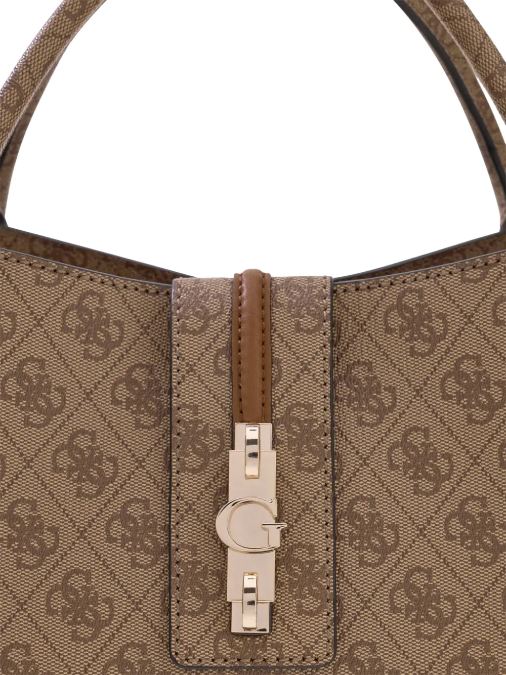 GUESS USA Yvonne logo tote bag Beige