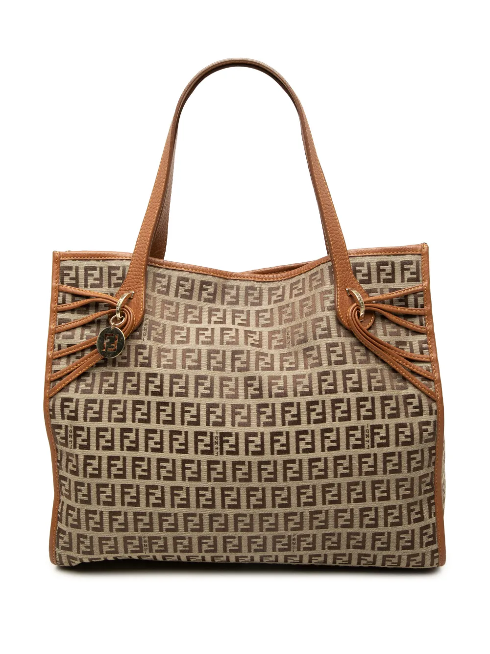 Fendi Pre-Owned 2000-2010 Zucchino Canvas tote bag - Nude