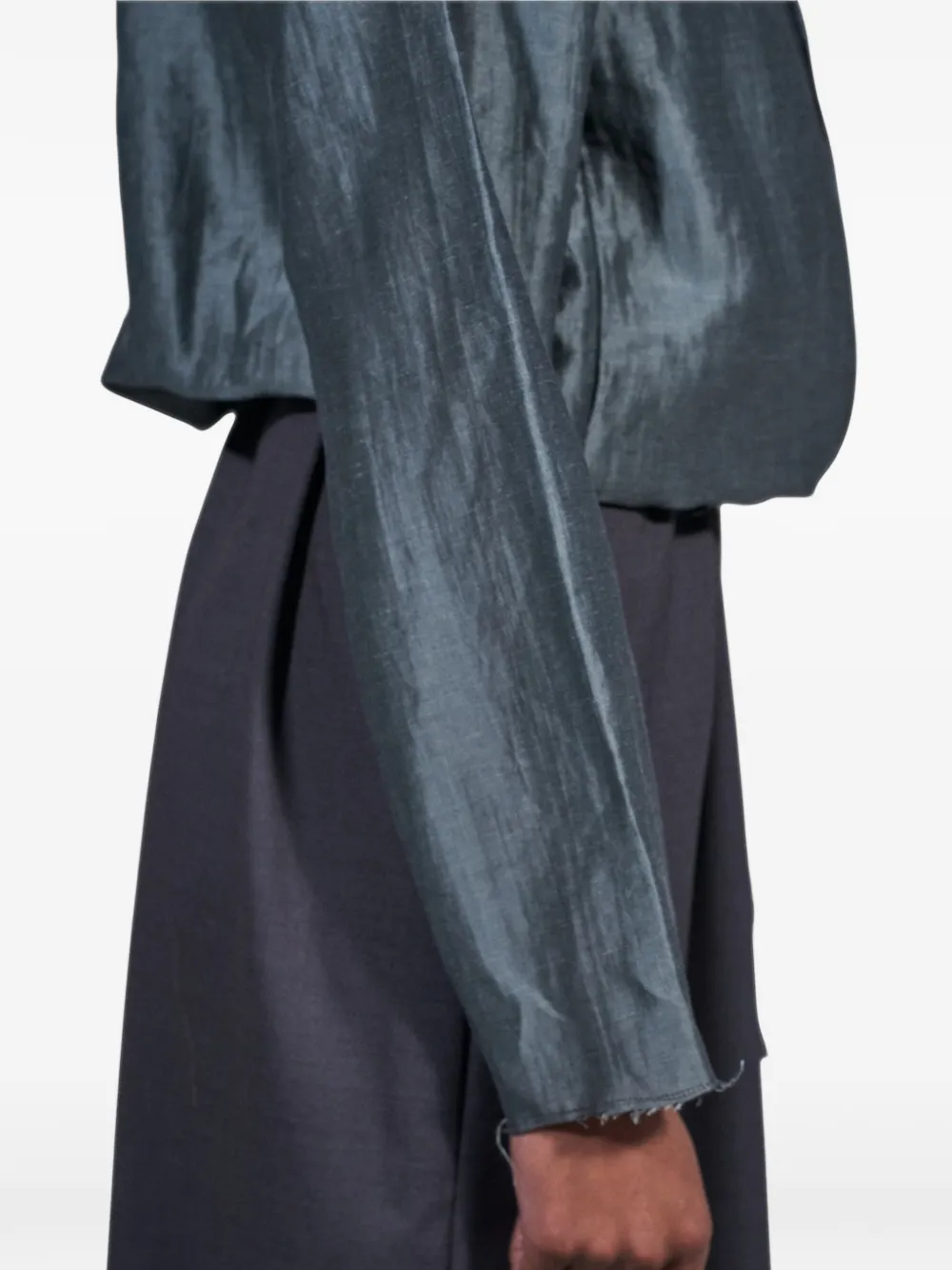 Camiel Fortgens fitted hooded jacket Grijs