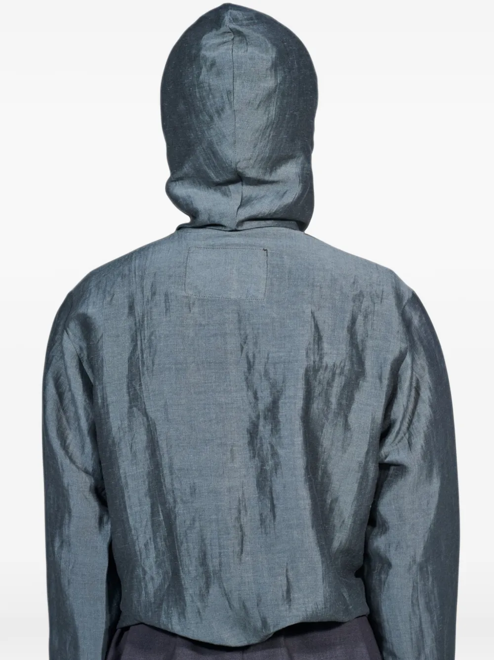 Camiel Fortgens fitted hooded jacket Grijs