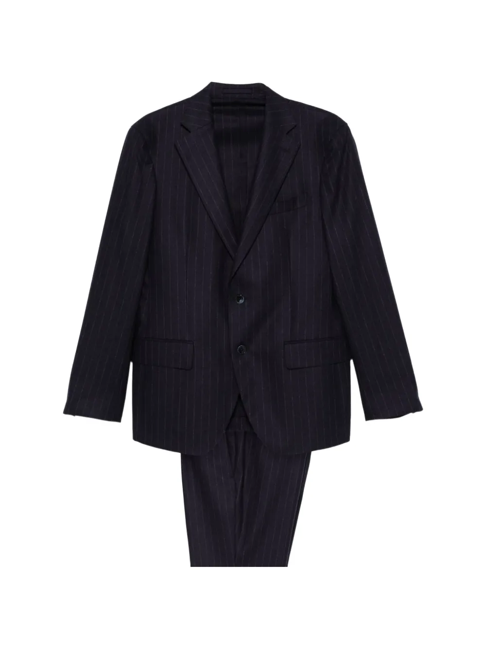 LUIGI BIANCHI MANTOVA pinstripe-pattern single-breasted suit - Bleu LUIGI BIANCHI MANTOVA pinstripe-pattern single-breasted suit - Bleu