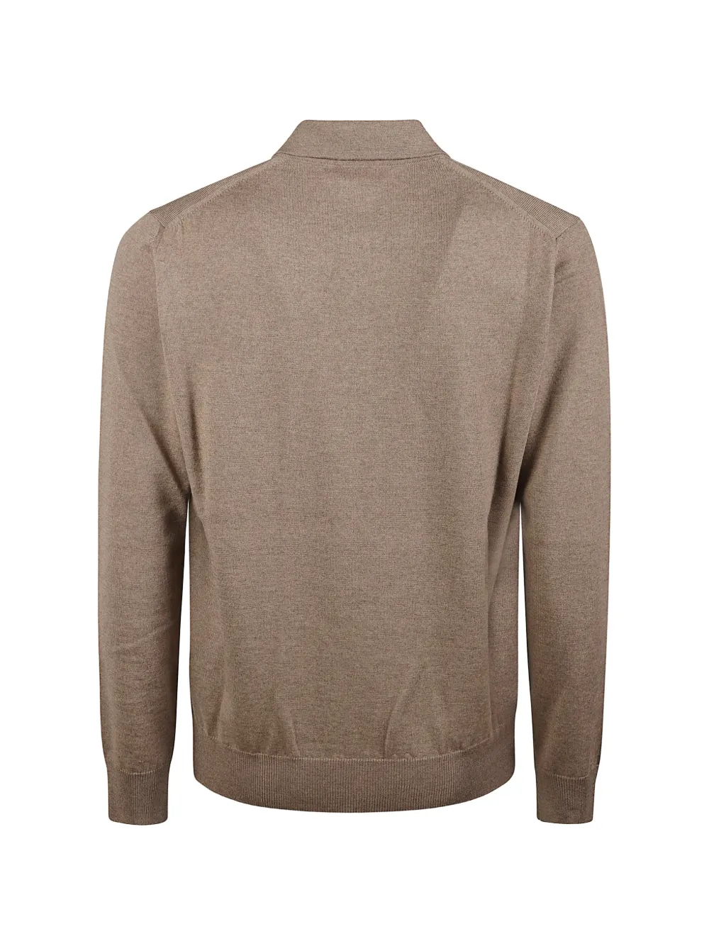 Altea Gebreid poloshirt Beige
