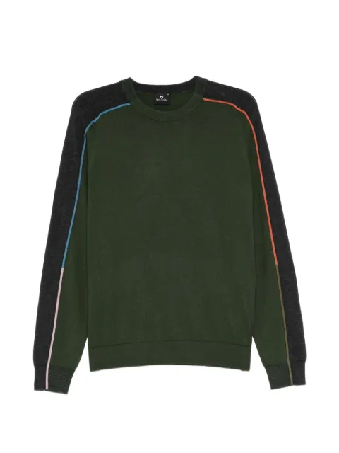 Paul Smith colour-block raglan-sleeve sweater