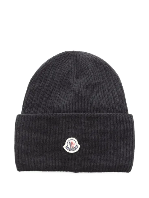 Moncler Vintage gorro con parche del logo