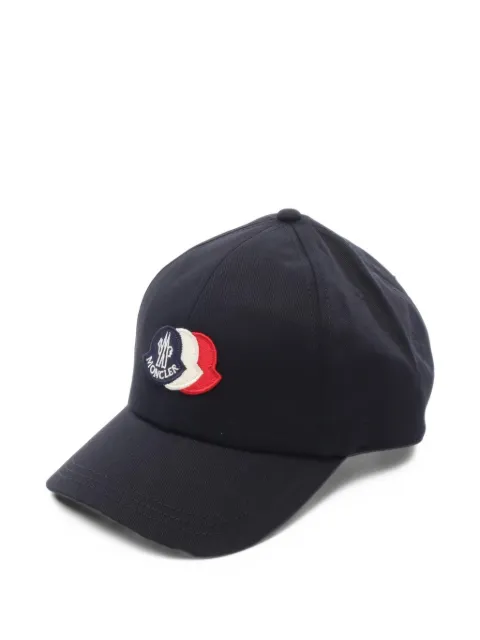 Moncler Vintage 2020s logo-embroidered baseball cap