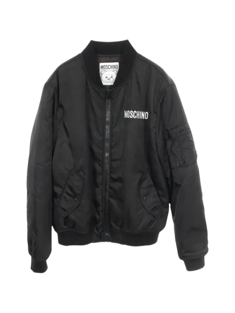 Moschino Pre-Owned 2010s Teddy Bear embroidered bomber jacket