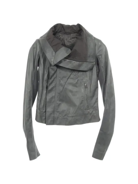 Rick Owens Vintage 2000s Classic Biker leather jacket