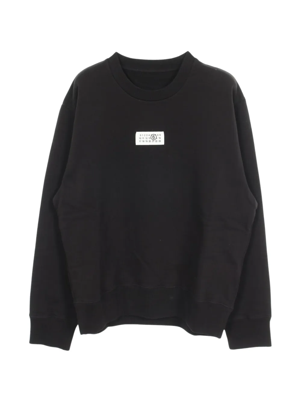 MM6 Maison Margiela 2020s Numeric signature sweatshirt - Schwarz