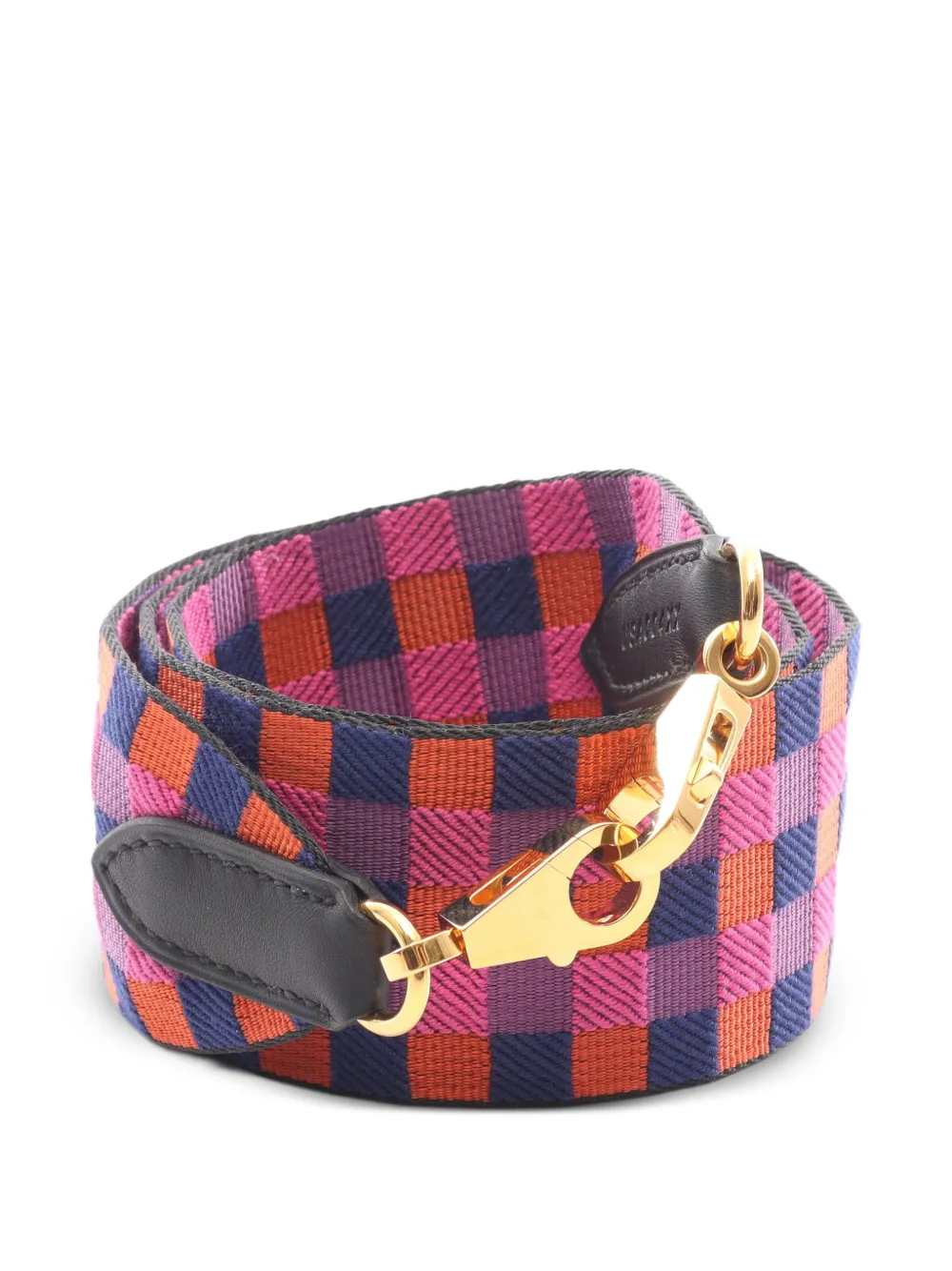 Hermès Pre-Owned 2022 Sangle Maxi Quadrille shoulder strap - Purple
