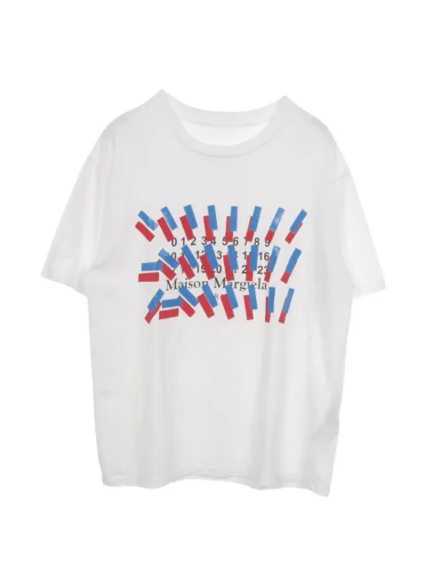 Maison Martin Margiela Pre-Owned 2010s tape-logo T-shirt