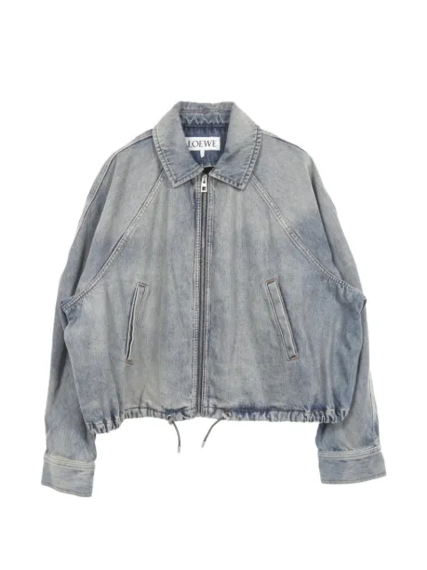 Loewe Pre-Owned 2010s zip-up denim jacket