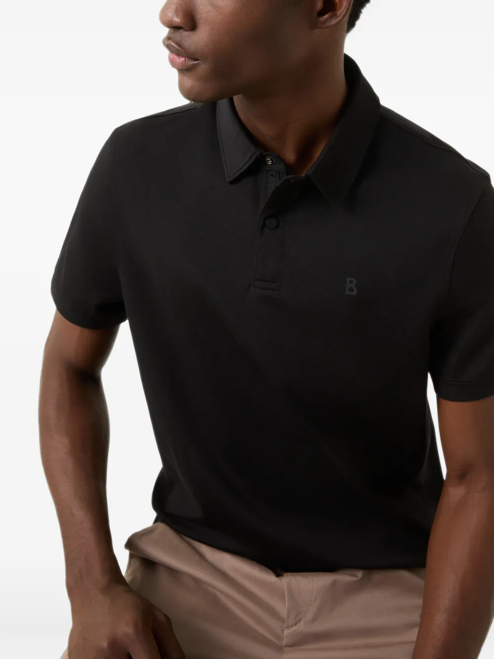 BOGNER Timo piqué polo shirt Zwart