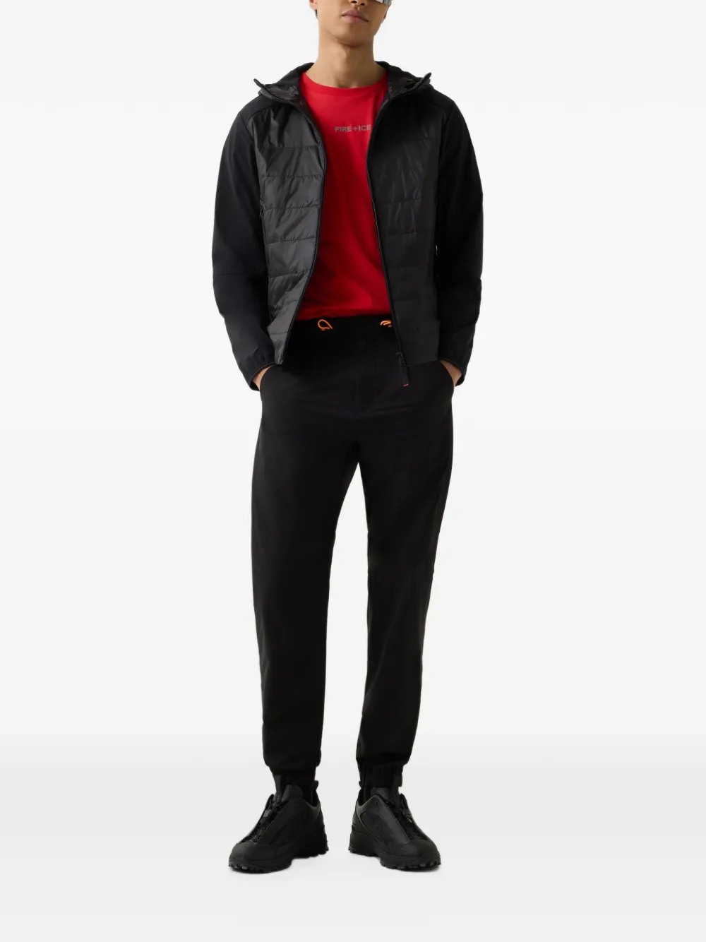 BOGNER FIRE+ICE Kegan hybrid jacket Zwart