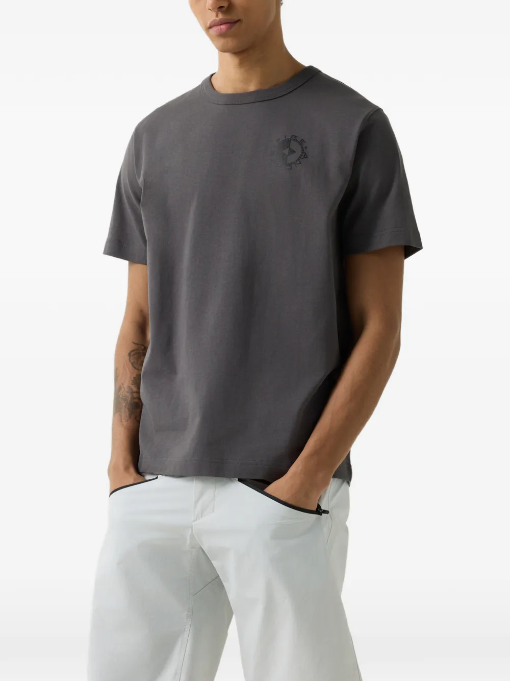 BOGNER FIRE+ICE Lino logo-print t-shirt Grijs