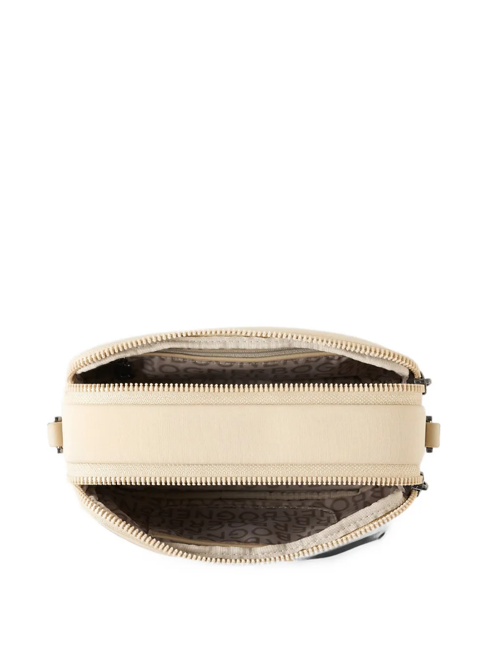 BOGNER Alvier Avy logo-patch shoulder bag Beige
