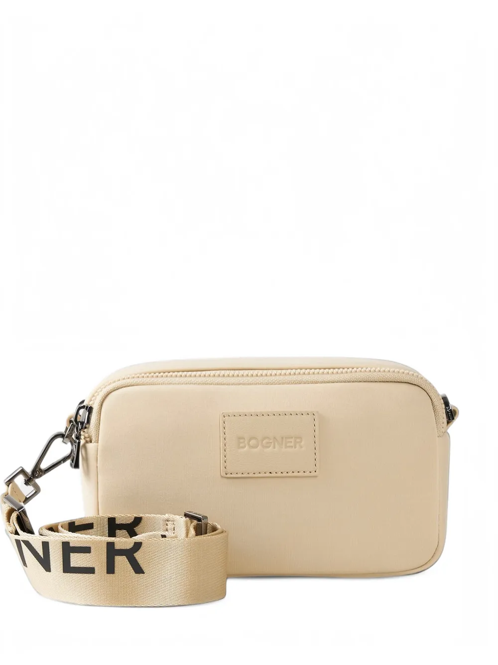 BOGNER Borsa a spalla Alvier Avy con logo - Toni neutri