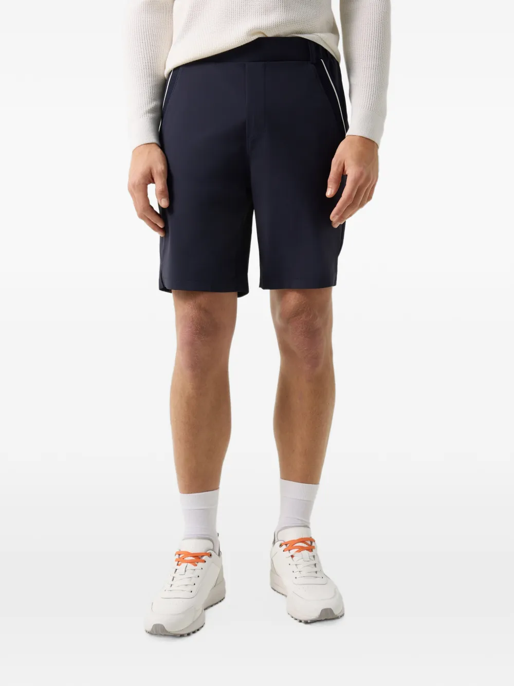 BOGNER Varan logo-print shorts Blauw