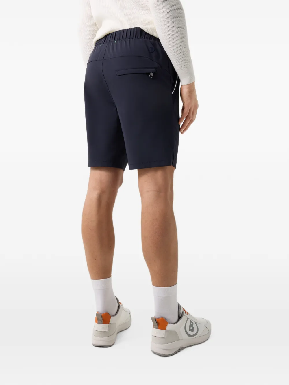 BOGNER Varan logo-print shorts Blauw