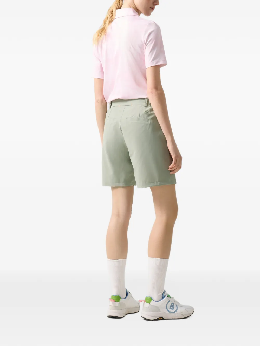 BOGNER Kary pleated performance shorts Groen