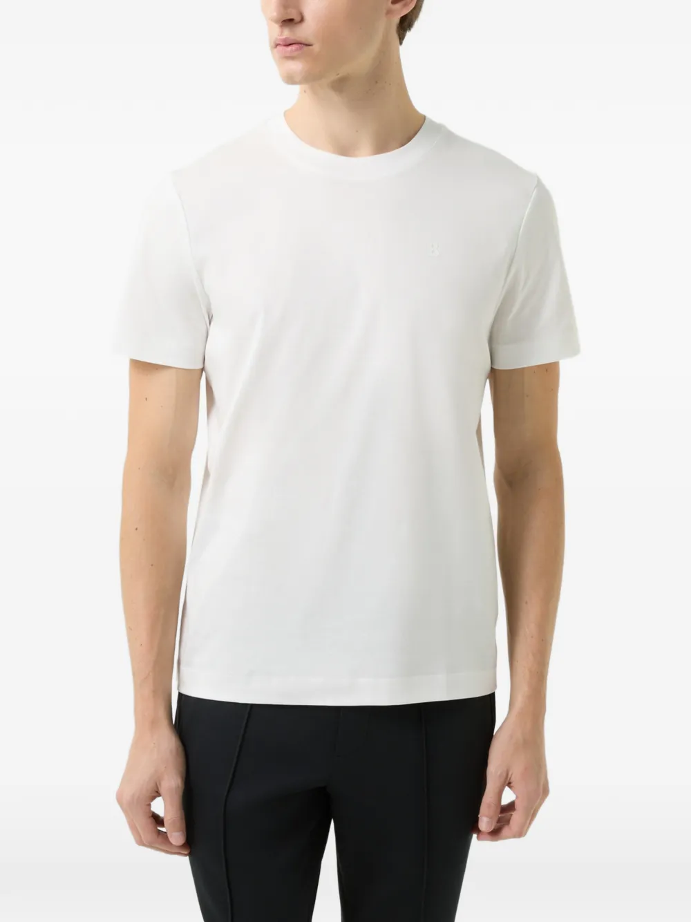 BOGNER Ryan logo-embroidered T-shirt Wit