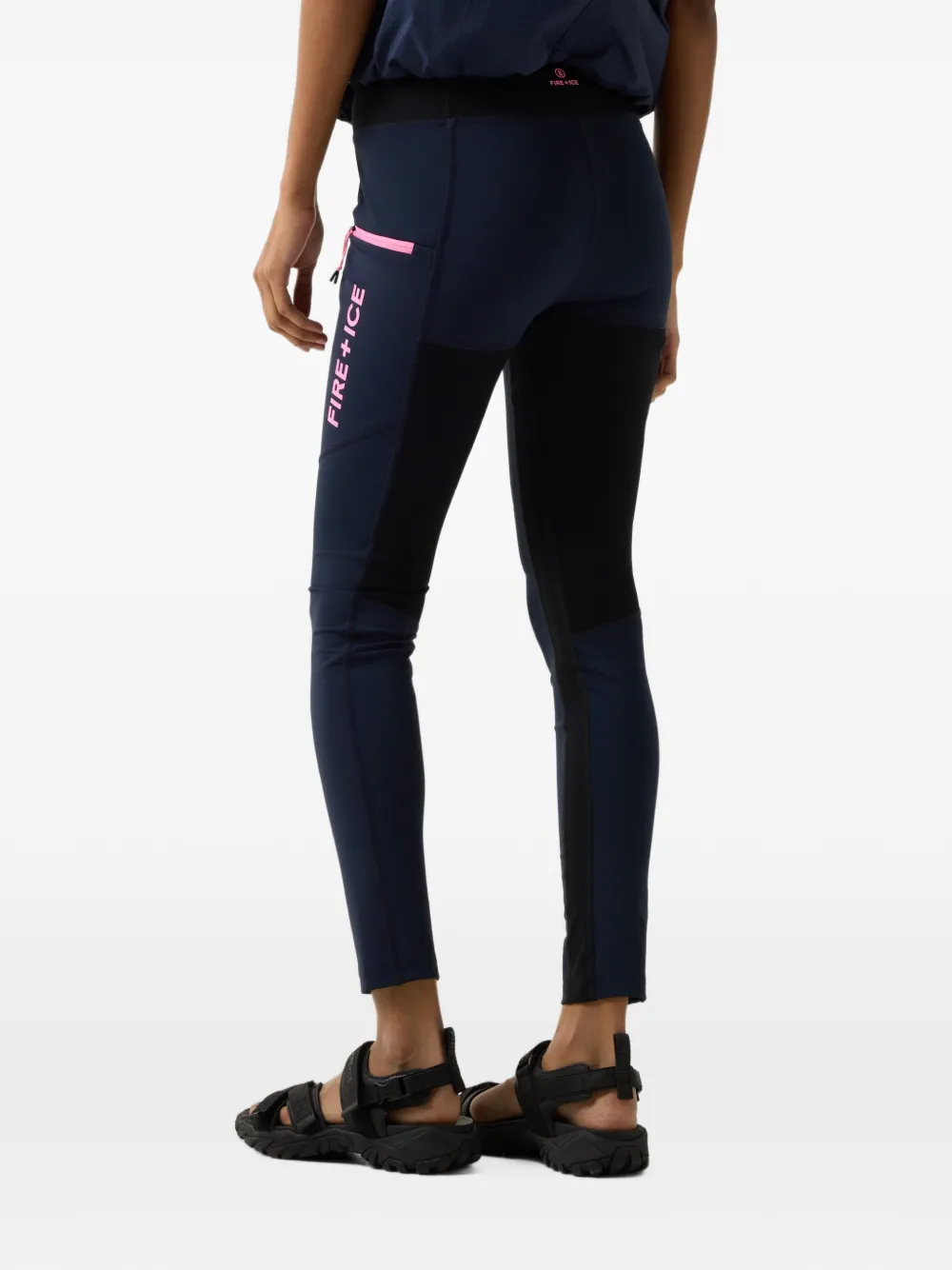 BOGNER FIRE+ICE Candra logo-print leggings Blauw