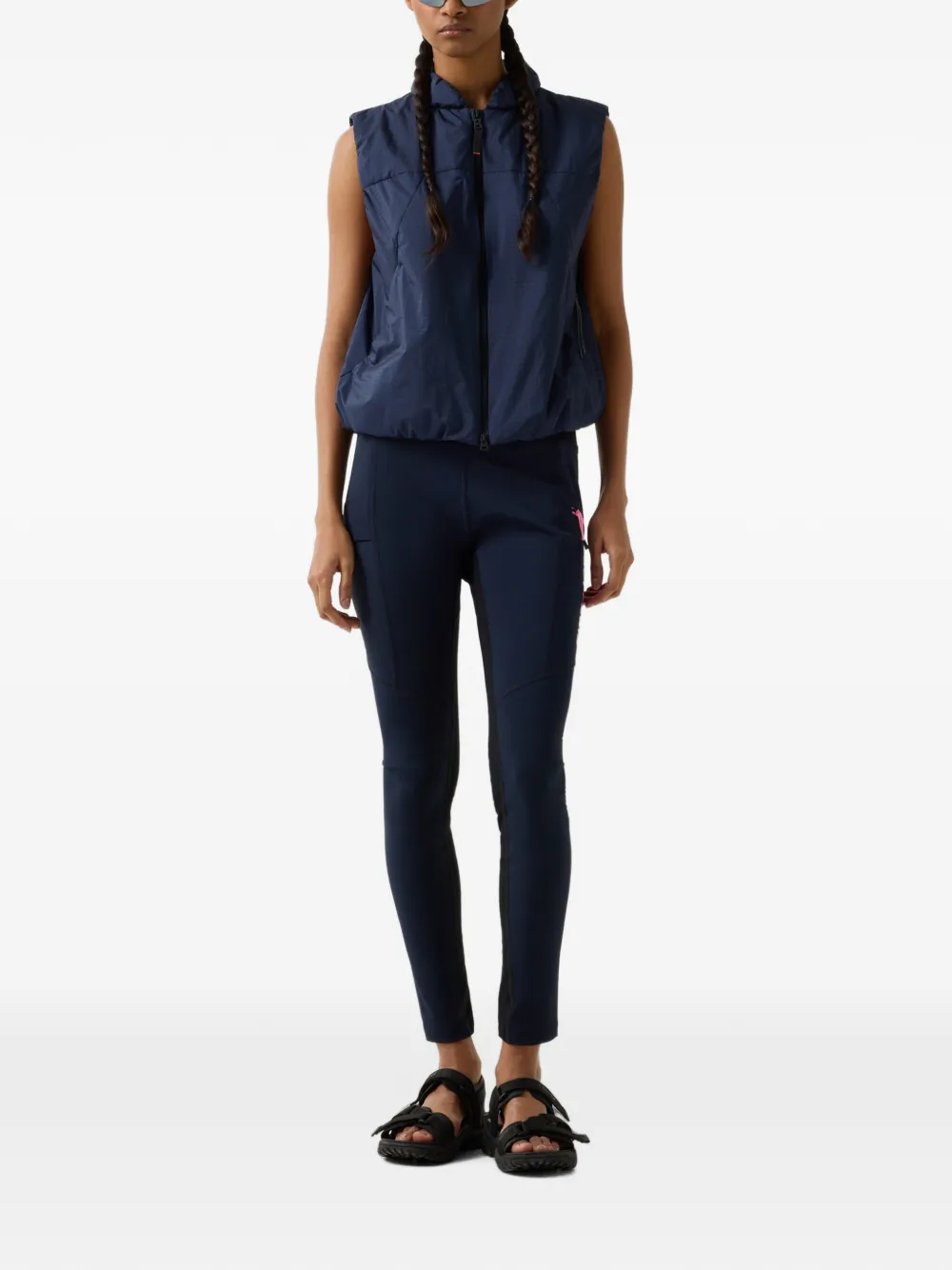 BOGNER FIRE+ICE Candra logo-print leggings Blauw