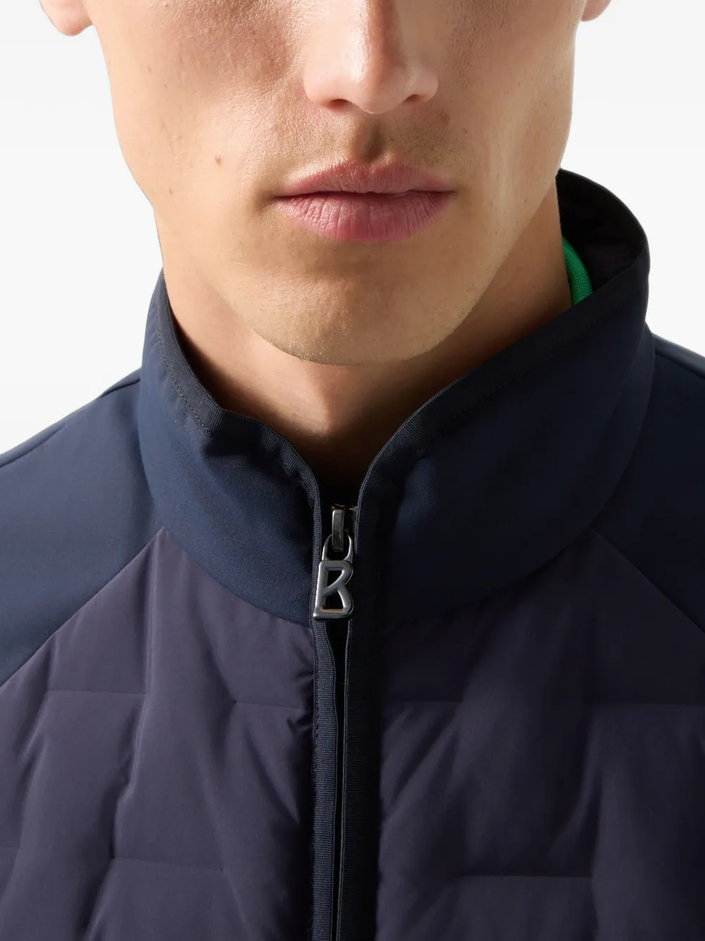 BOGNER Dajan quilted hybrid jacket Blauw