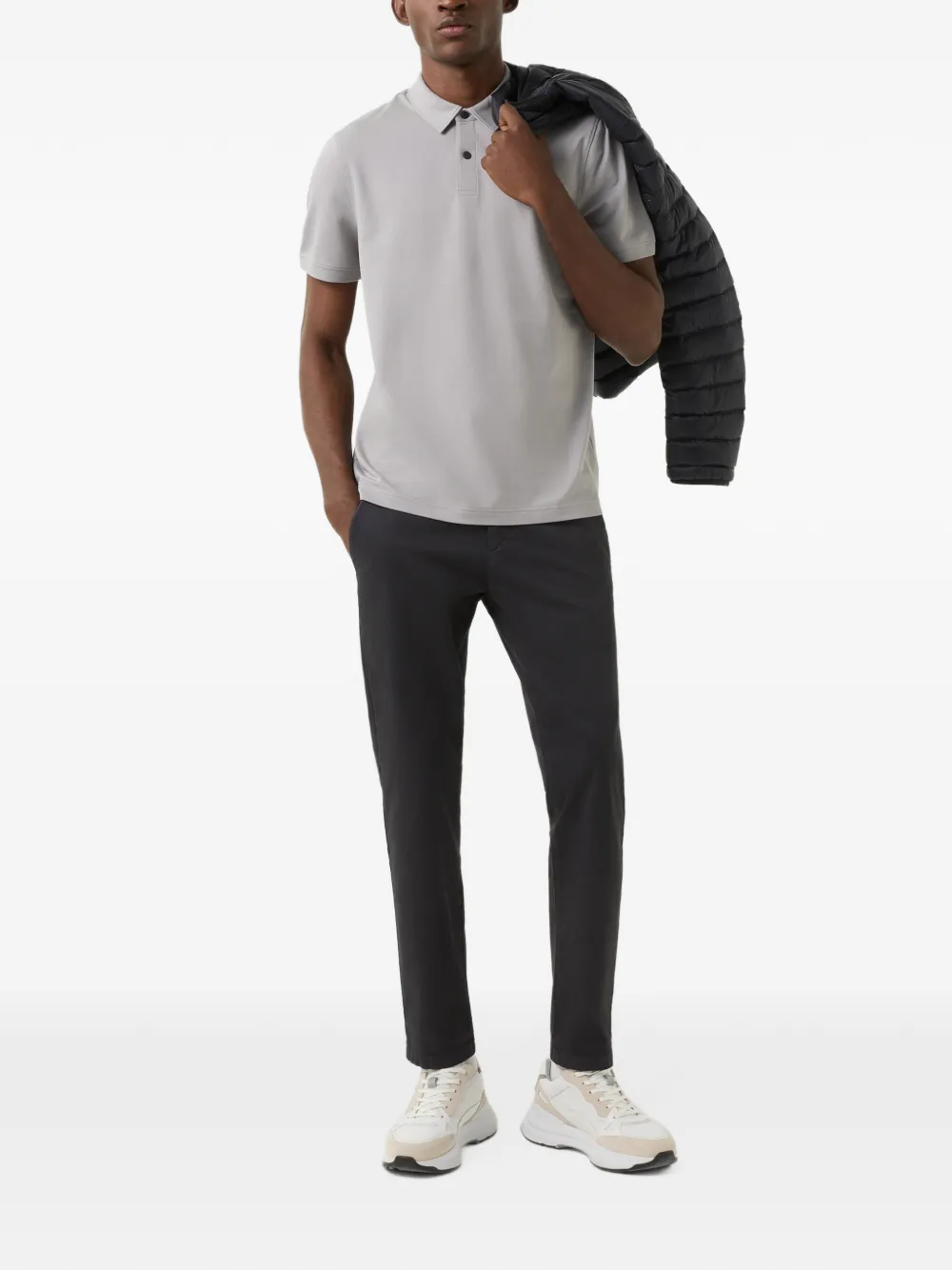 BOGNER Timo piqué polo shirt Grijs