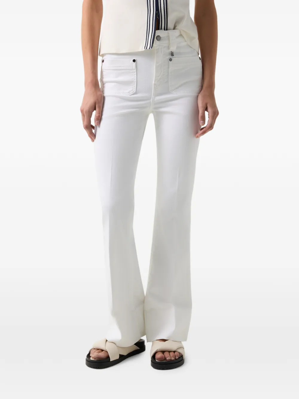 BOGNER Devin flared-fit jeans Wit